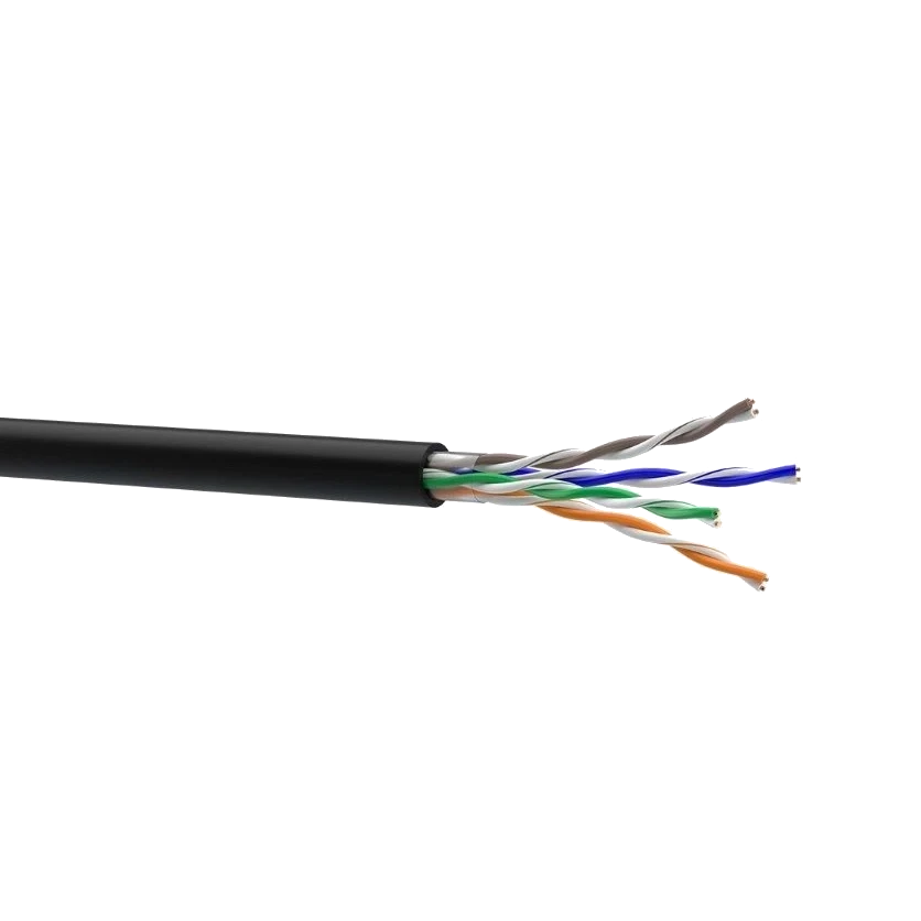 Кабель мідь зовнішній ЗЗКМ Cat 5e U/UTP 4x2x24 AWG PE К 70910031 бухта 500 м (2872445697)