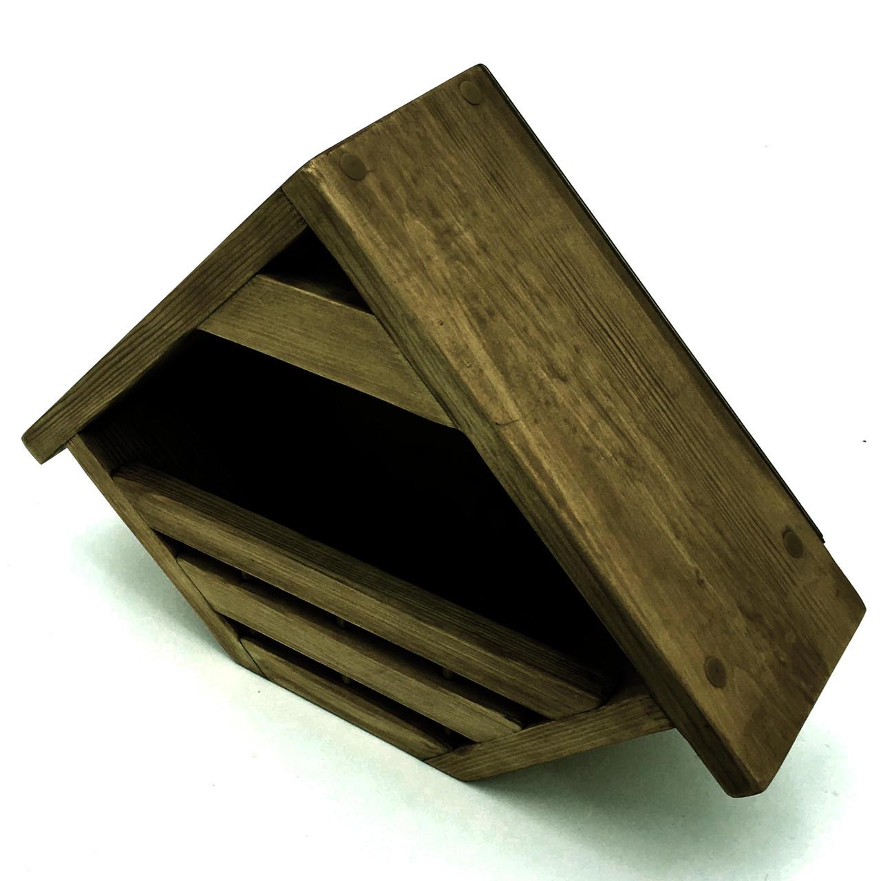 Гніздування для птахів з дерева Чирок Мускат (ГНЗ-000907) - фото 2 Гніздування для птахів з дерева Чирок Мускат (ГНЗ-000907) - фото 2