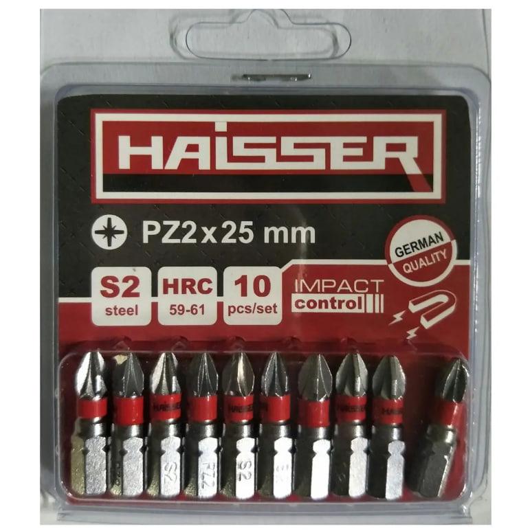 Набор бит Haisser 81307 PZ2X25 мм 10 шт.