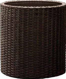 Горшок уличный Keter Large Cylinder Planter круглый (CNT00012166) - фото 2 Горшок уличный Keter Large Cylinder Planter круглый (CNT00012166) - фото 2