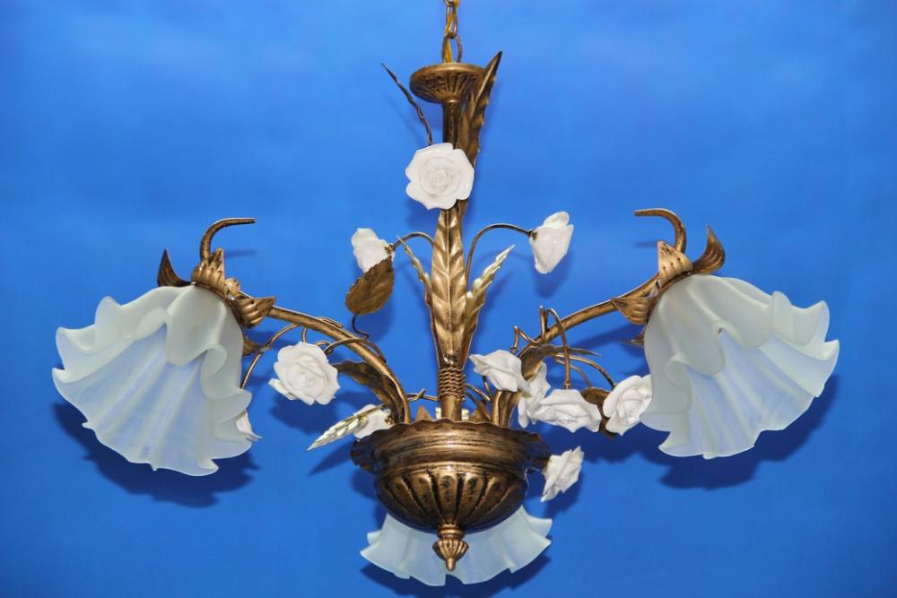 Декоративная люстра Ray L55013/3 GB+WT Бронзовый (IR006420)