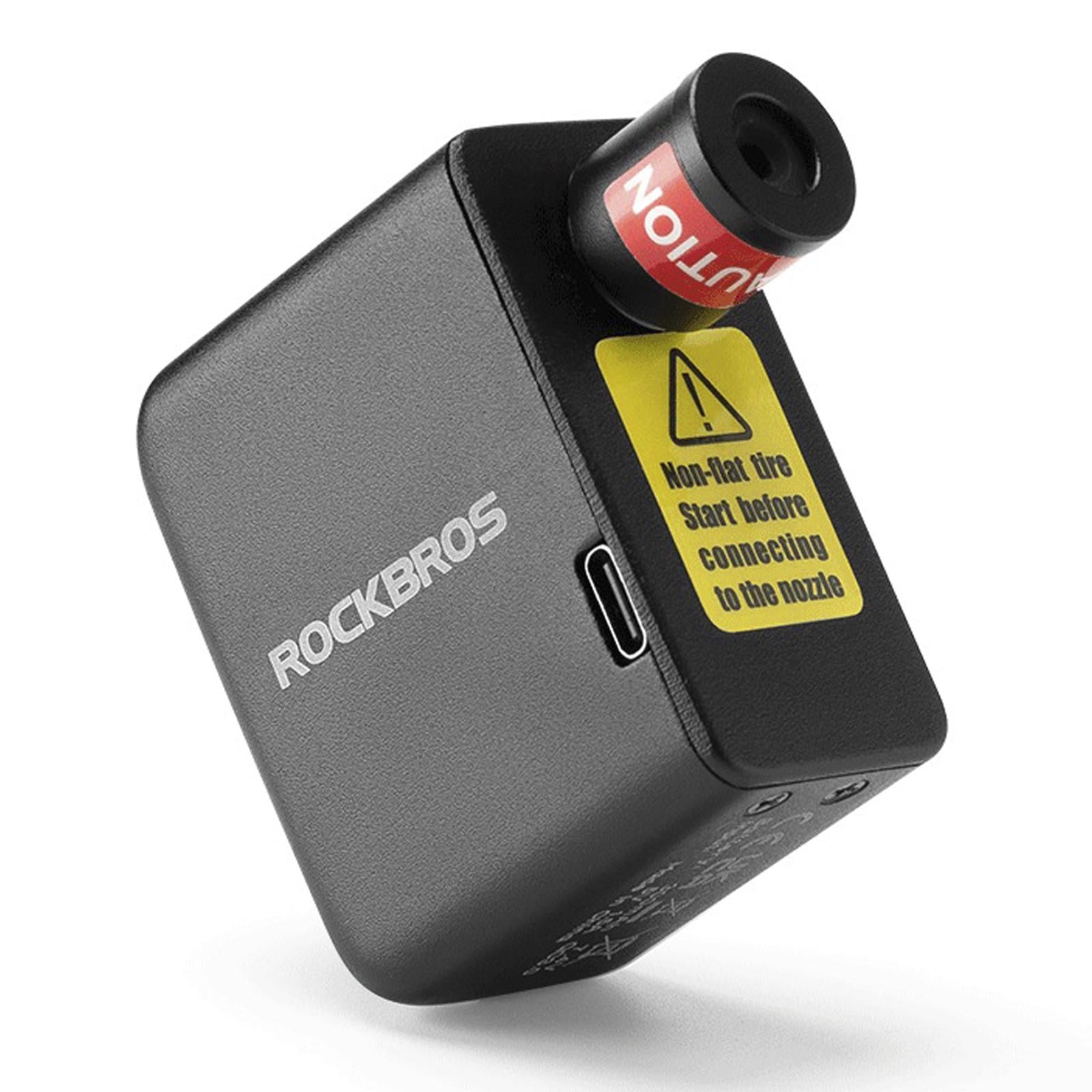 Насос велосипедный электрический ROCKBROS AS1 100 PSI 6,89 BAR Черный (RB-AS1-5097)