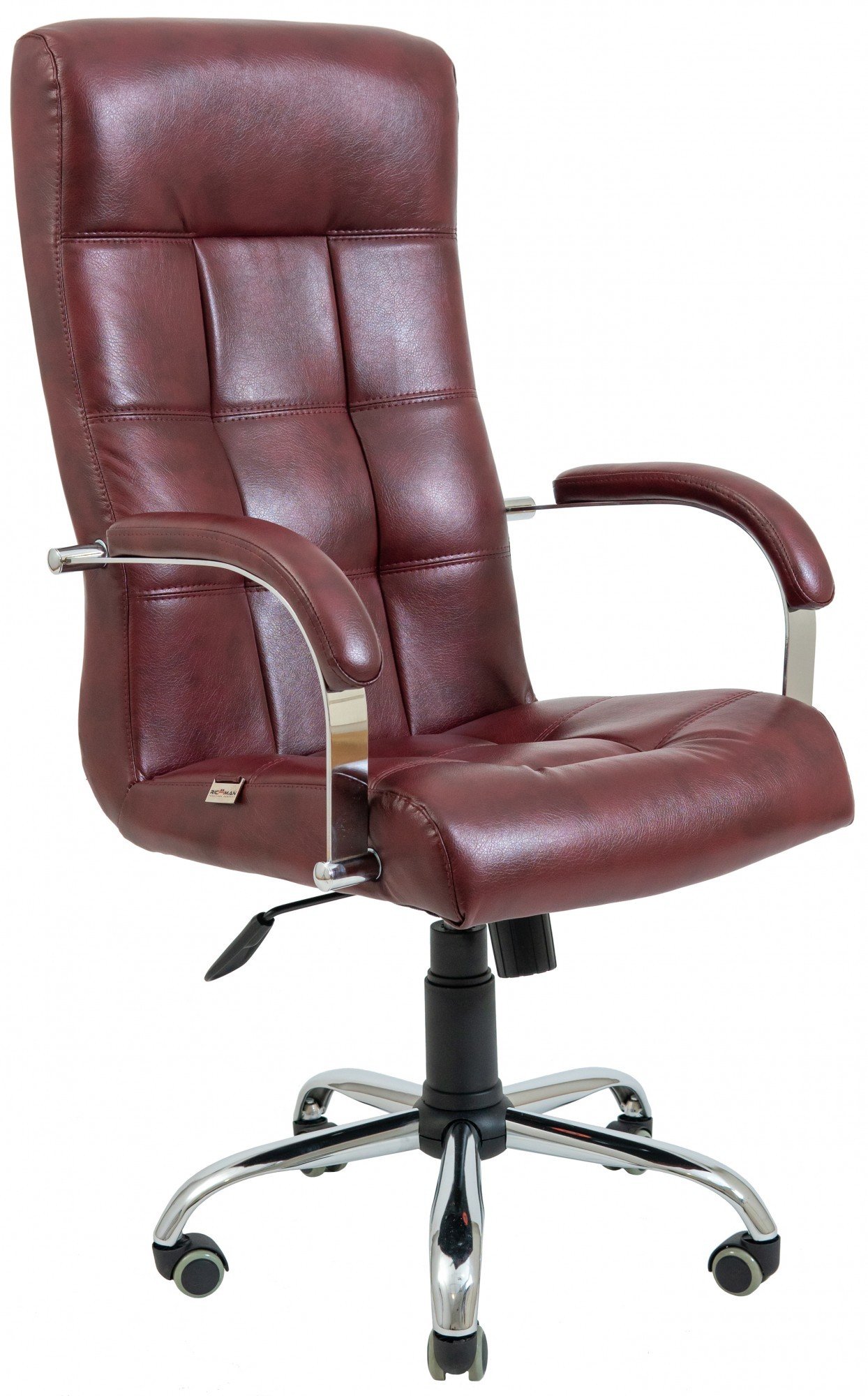 Офисное кресло руководителя Richman Вирджиния Мадрас М1 Tilt Бордовый (6013ee2dee03ef61f515ddd6)