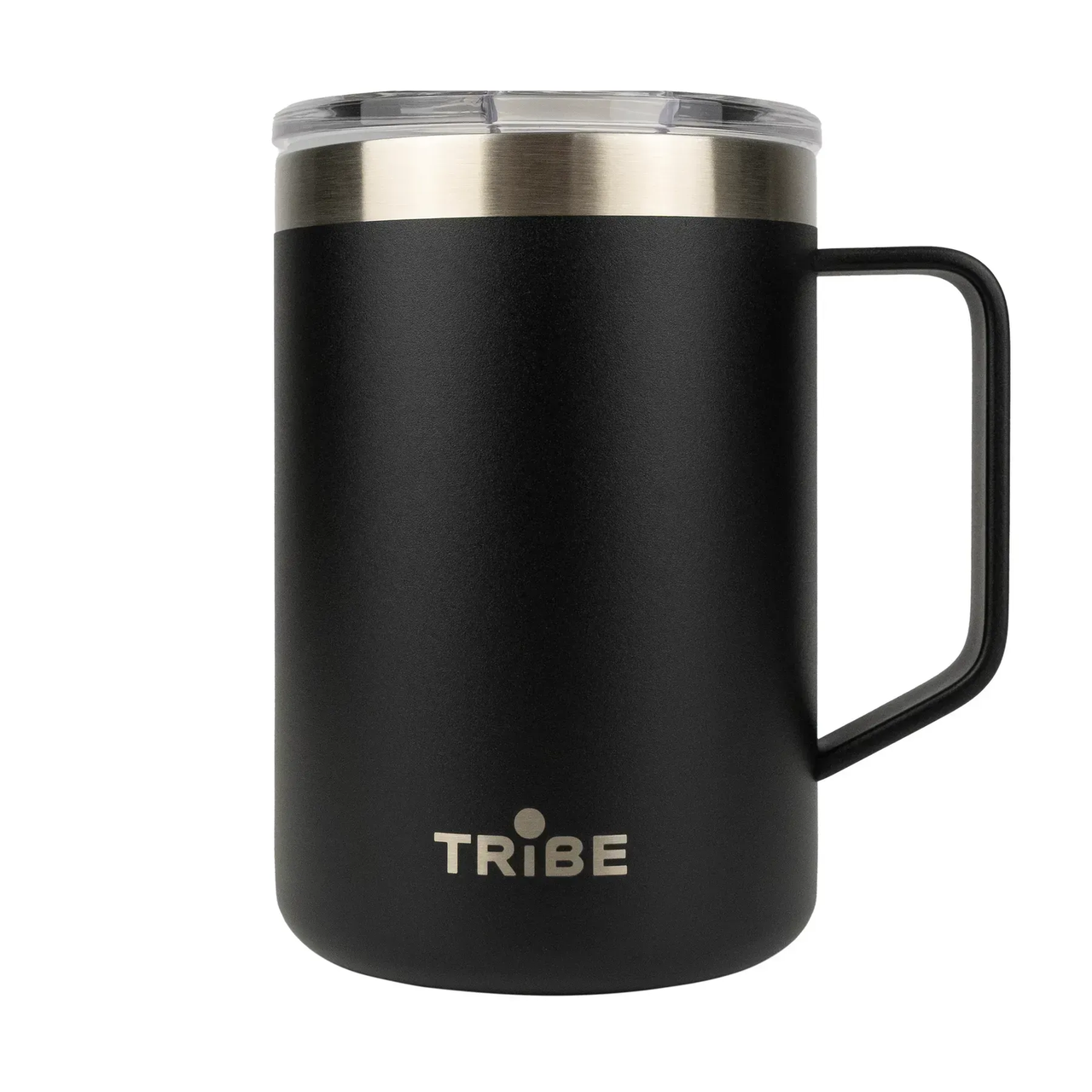 Термочашка для кофе и путешествий Tribe Classic Mug T-FA-0033 500 мл Black (T-FA-0033-black)