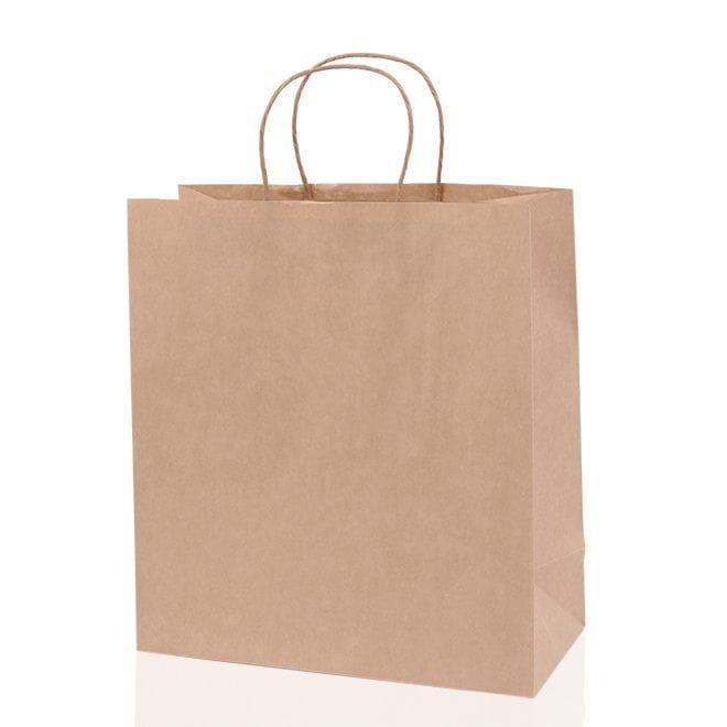 Пакет подарочный Flora 30х13,5х33  см крафт 10 шт. (7971)