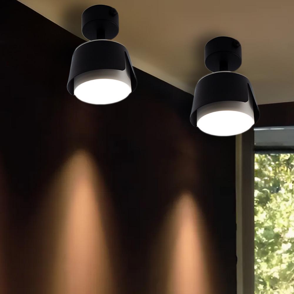 Світильник точковий ESLLSE TELA R DL GX53 100x135 мм Чорно-білий (10529) - фото 7