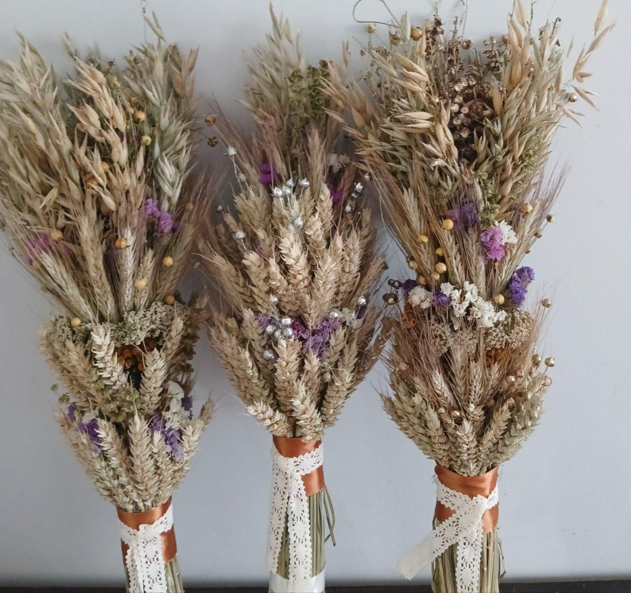 Дидух рождественский из колосья пшеницы/льна и овса 50-55 см с белой лентой (2822719487) - фото 9 Дидух рождественский из колосья пшеницы/льна и овса 50-55 см с белой лентой (2822719487) - фото 9