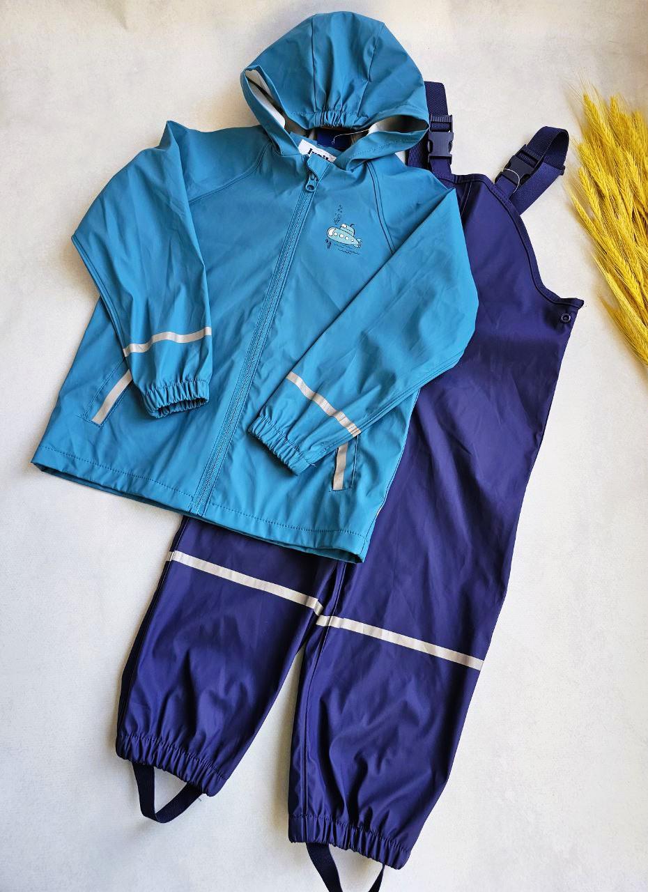 Дождевик-комплект для мальчика Lupilu без утепления 122-128 см (20601450)