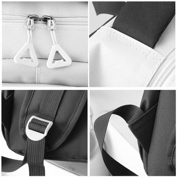 Рюкзак школьный набор 5в1 подростковый для девочки 5-11 класс сумка-шоппер/клатч/пенал Черный (28110748) - фото 5 Рюкзак школьный набор 5в1 подростковый для девочки 5-11 класс сумка-шоппер/клатч/пенал Черный (28110748) - фото 5