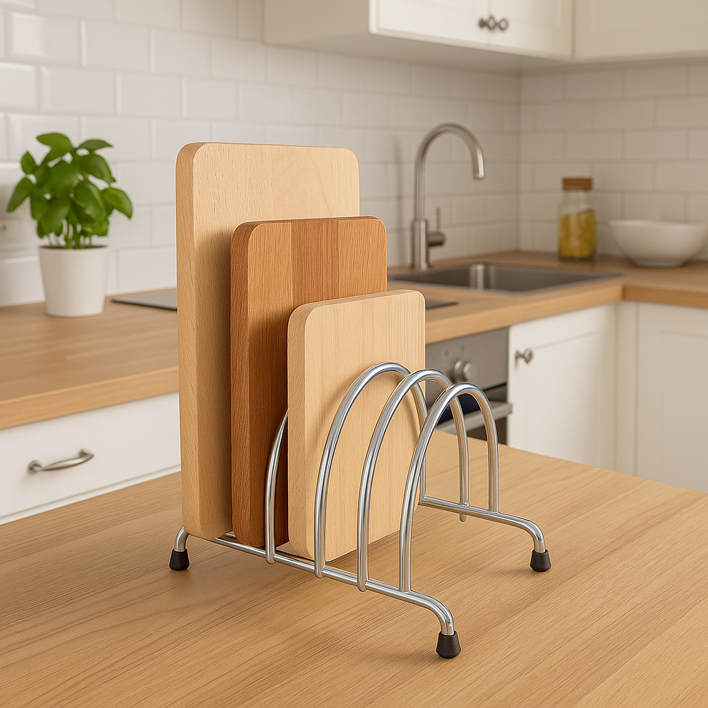 Подставка для досок 5 секций металлическая (7004) - фото 3 Подставка для досок 5 секций металлическая (7004) - фото 3