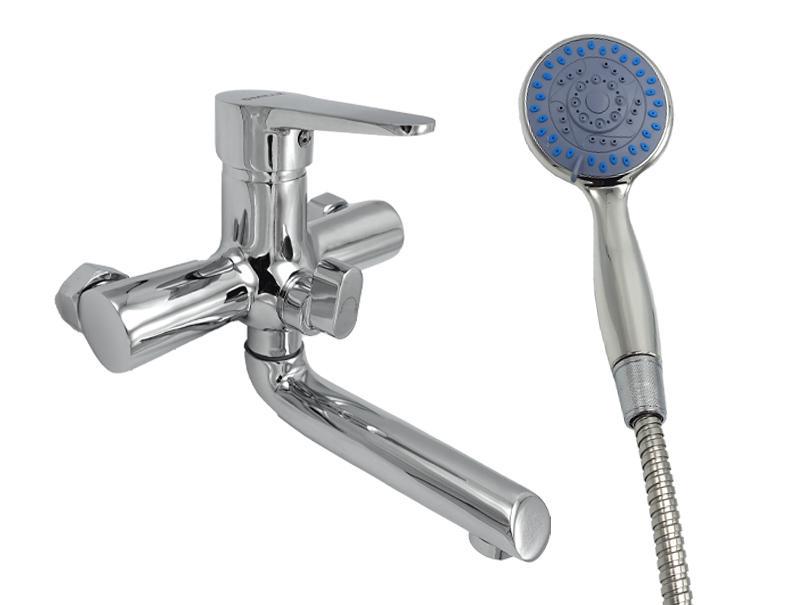 Смеситель для ванны Millz излив поворотный Хром (RS-MRS-11-35-040)