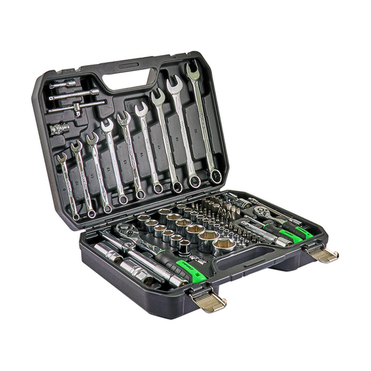 Набір інструментів в кейсі Winso Pro 82 од. 1/2"/ 1/4" 72 T/ CR-V/