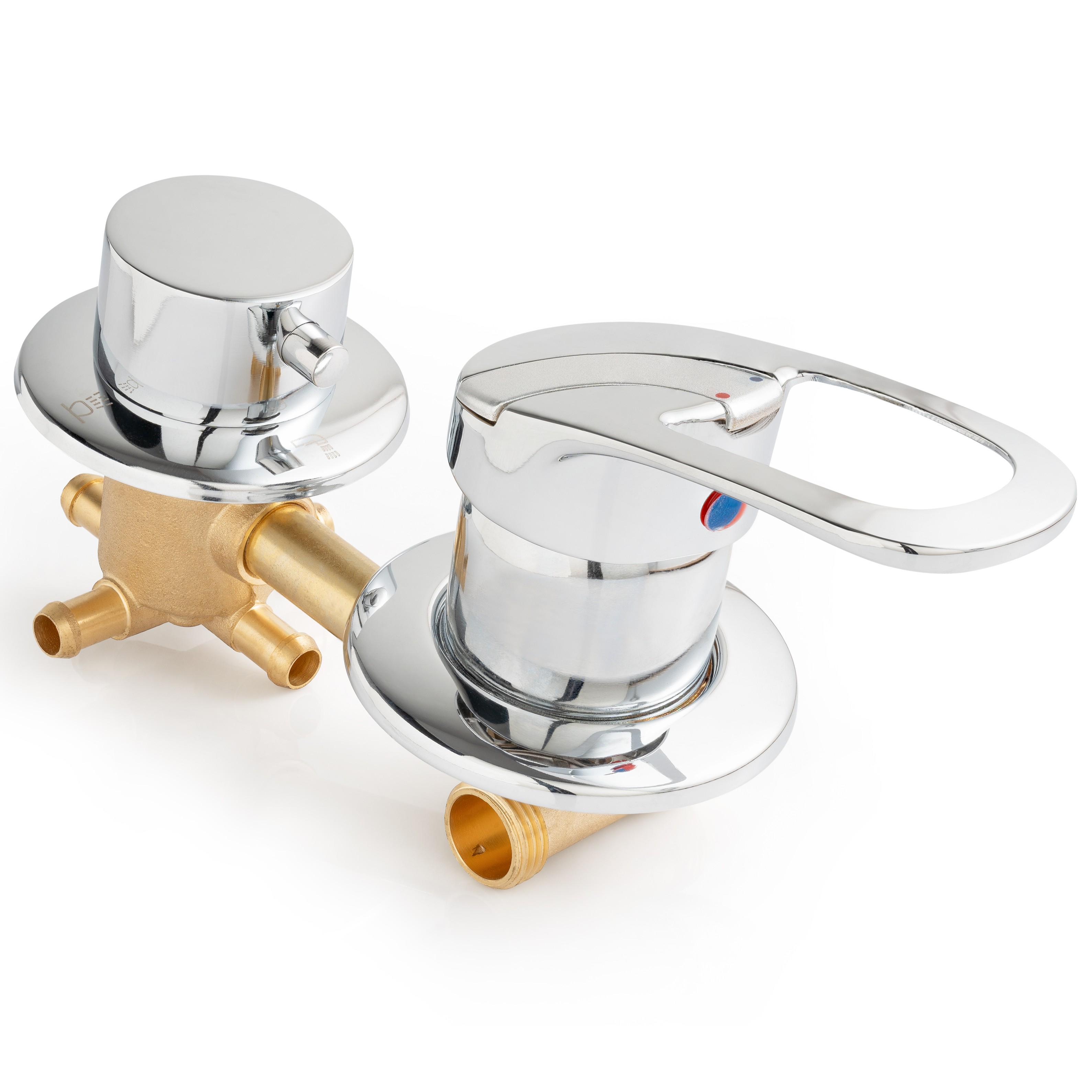 Смеситель для душевой кабины 4 режима (Смеш1_4_100)