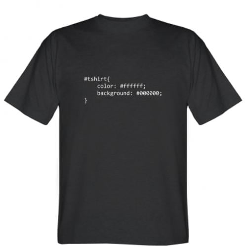 Футболка мужская Computer code for t-shirt L Черный (2604960-2-77091-L)