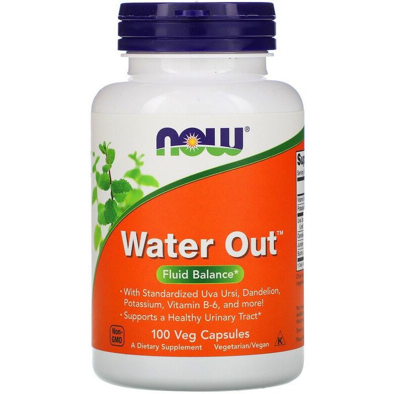 Водний баланс NOW Foods Water Out 100 капсул (1019017212)