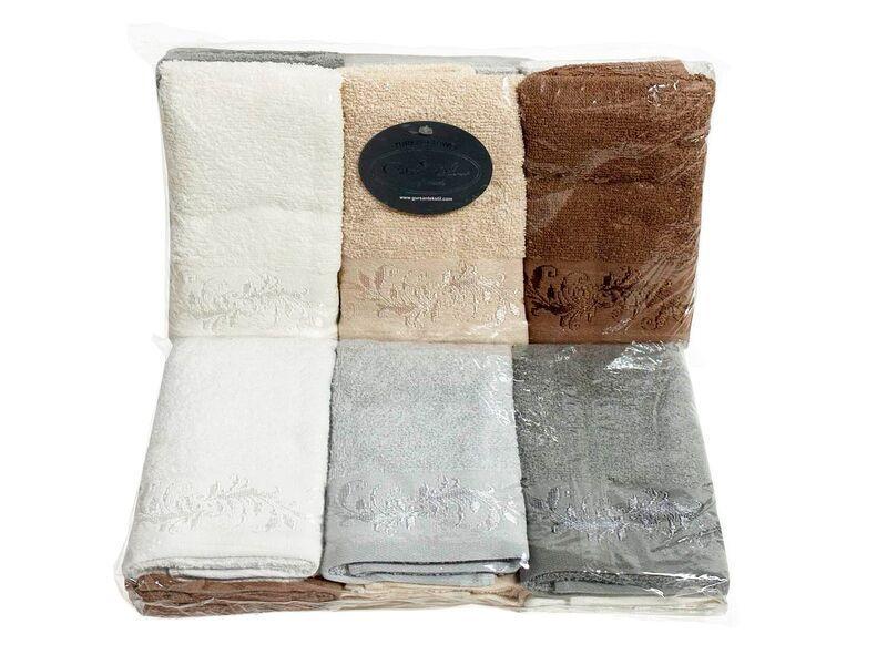 Набор полотенец Gursan Cotton 50х90 см 6 шт. Brown (2020486) Набор полотенец Gursan Cotton 50х90 см 6 шт. Brown (2020486)