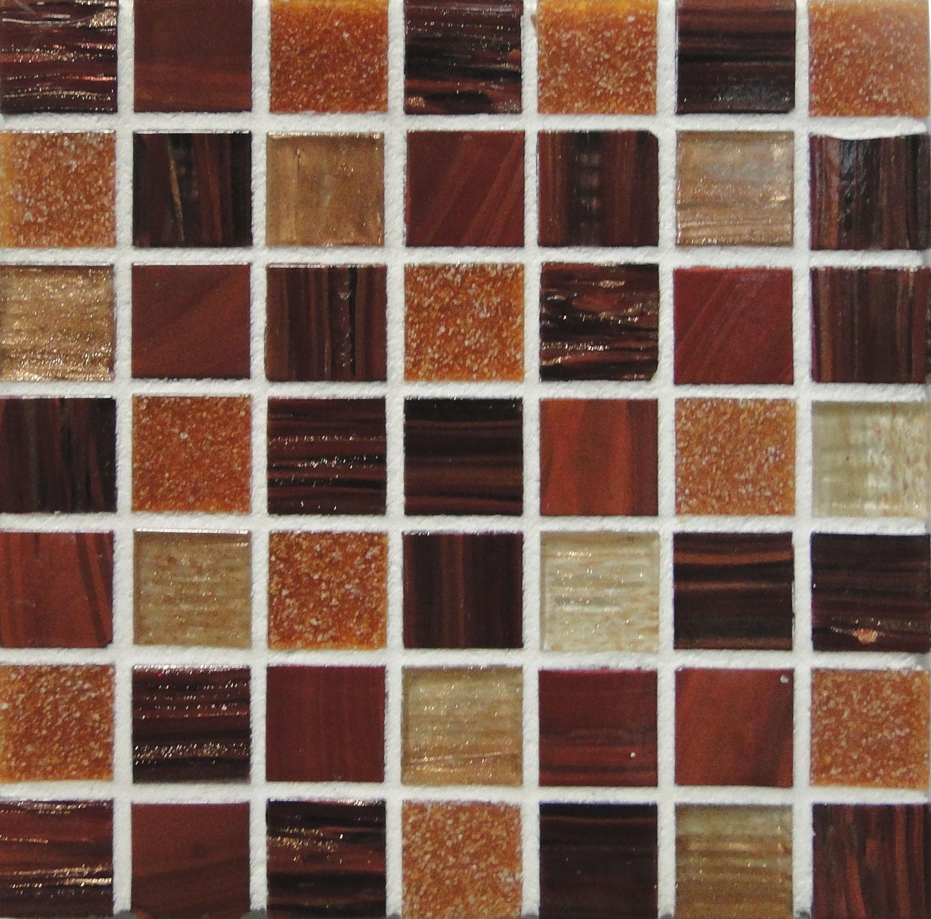 Скляна мозаїка плитка D-CORE Мікс IM-66 327х327 мм