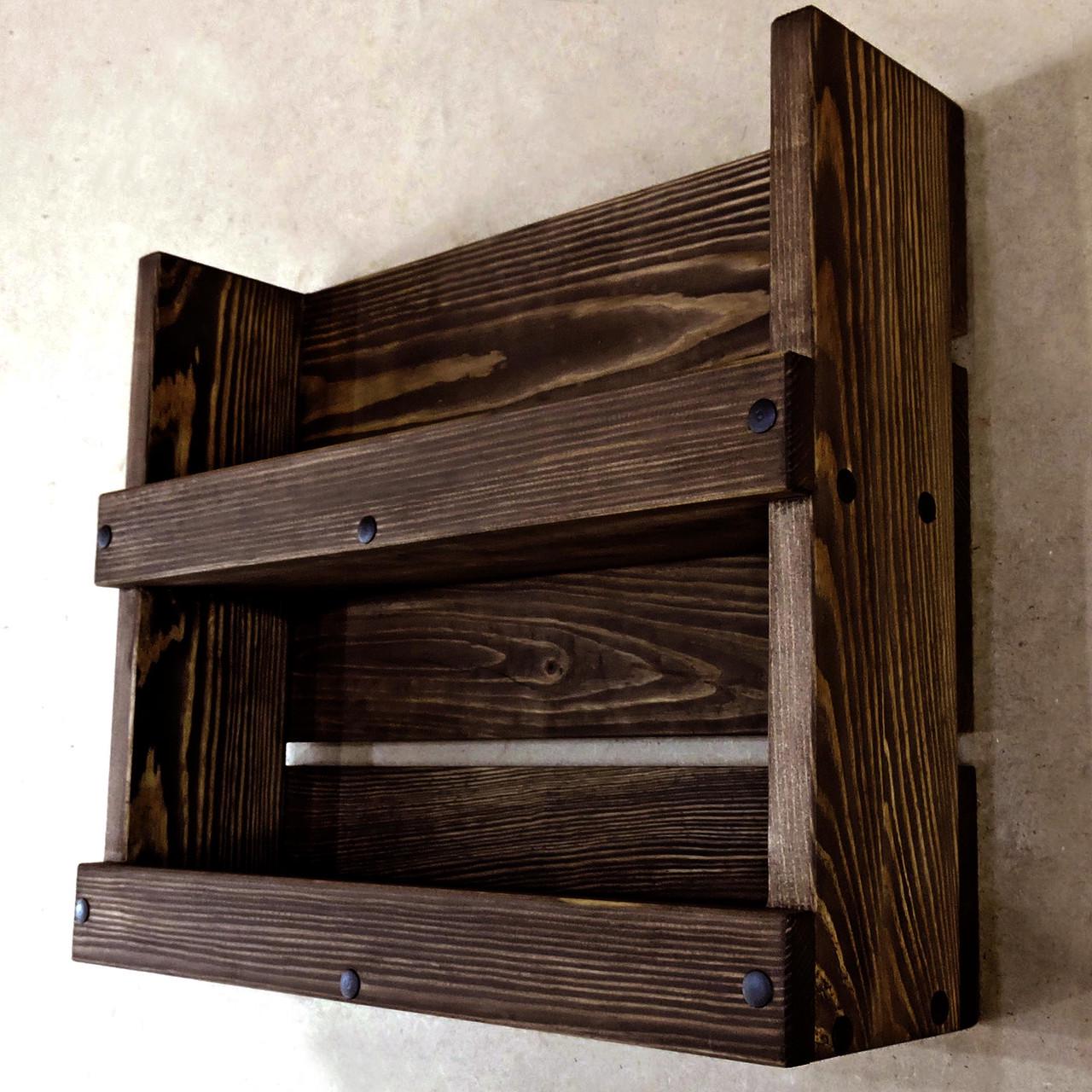 Полка для ванной из дерева Виттен 45 Капучино (ВНП/452109)