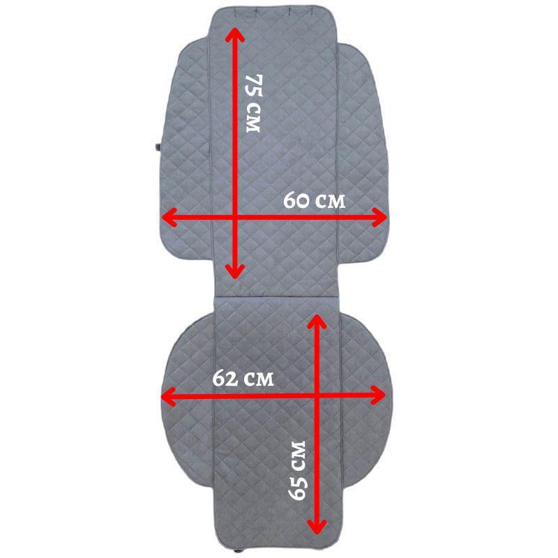 Накидки на сиденье автомобиля эко-замша широкие 2 шт. Серый (794) - фото 7 Накидки на сиденье автомобиля эко-замша широкие 2 шт. Серый (794) - фото 7