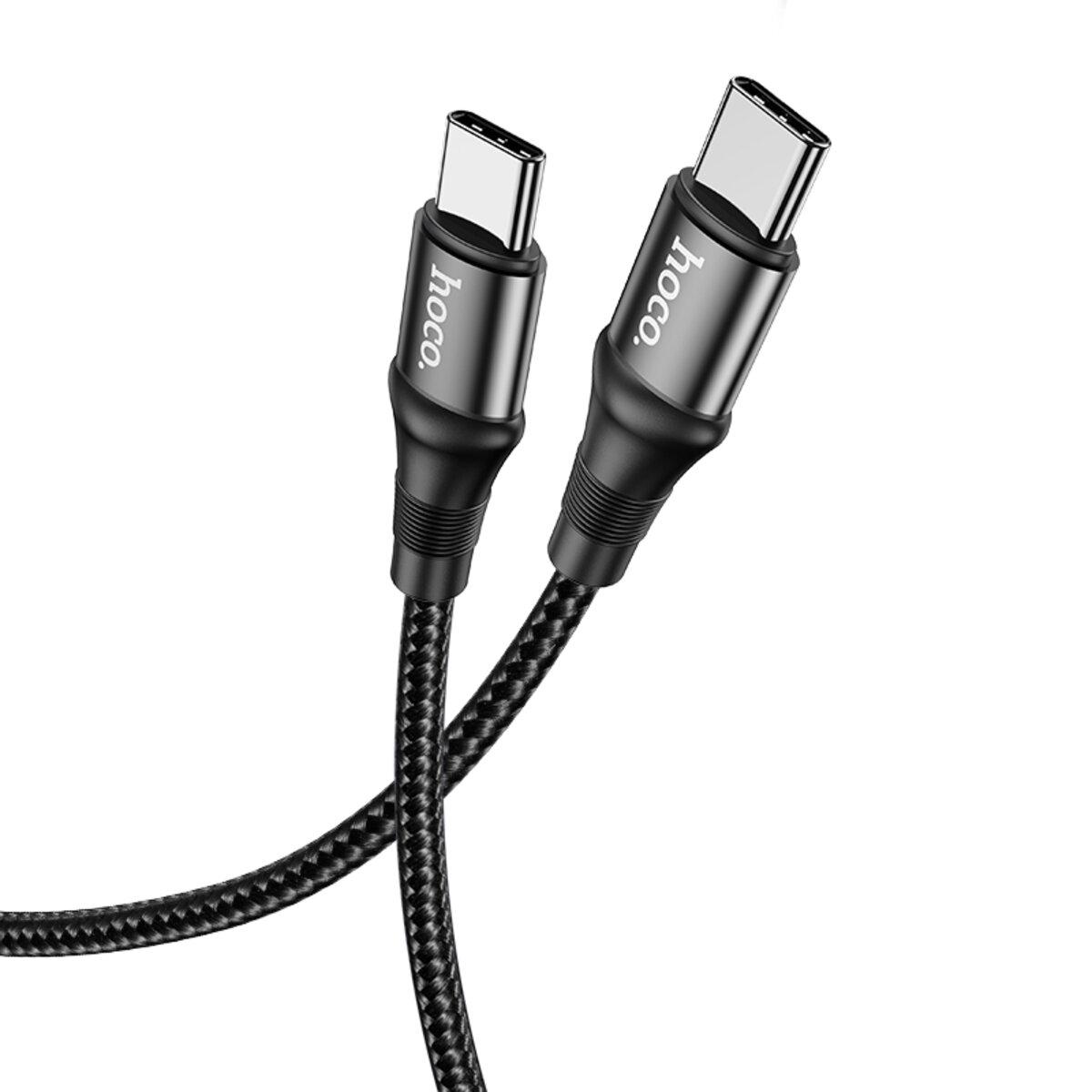 Кабель Hoco X50 Type-C to Type-C Exquisito 100W Charging Data Cable 2 м Black (6931474734402)