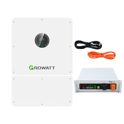 Комплект автономного энергообеспечения Growatt WIT 8K-HU 8kW и Pytes V5° 5,12kWh White (34618420)