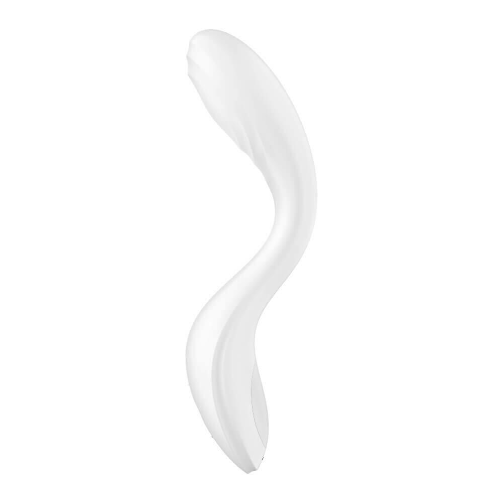 Вибратор с подвижным шариком Satisfyer Rrrolling Pleasure для точечной стимуляции точки G Белый Вибратор с подвижным шариком Satisfyer Rrrolling Pleasure для точечной стимуляции точки G Белый