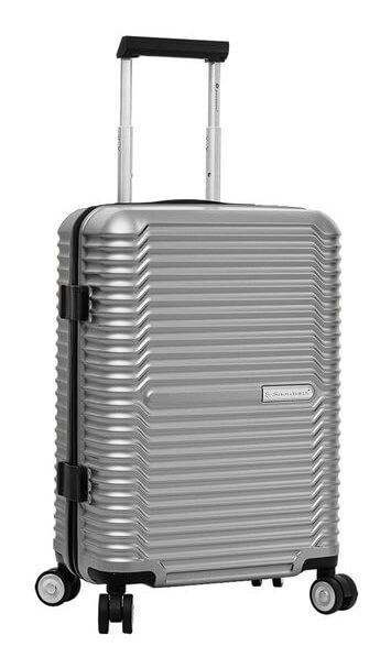 Чемодан Snowball 20603 поликарбонат средний 66х46х27 см 67 л Серебряный