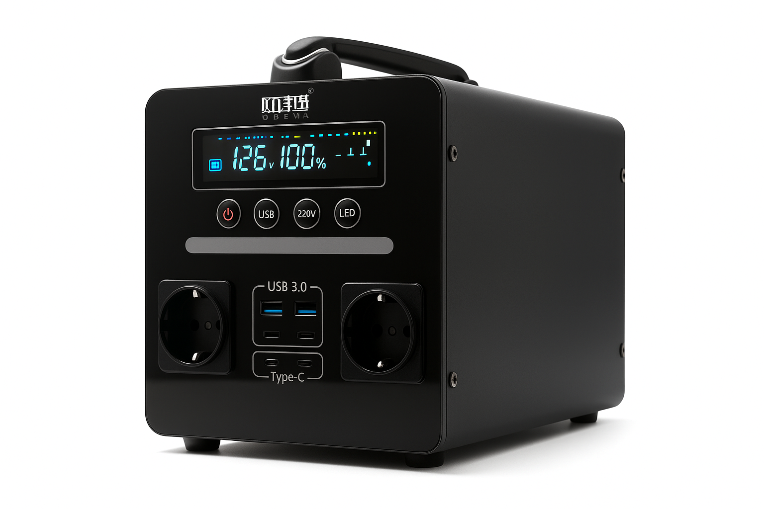 Зарядная станция Osema TBZ2 780W 280Wh 220V USB 3.0 USB Type-C встроенный дисплей
