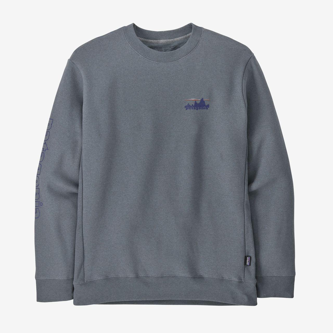 Світшот чоловічий Patagonia 73 Skyline Uprisal Crew Sweatshirt Plume S Grey (PLGY39656-S)