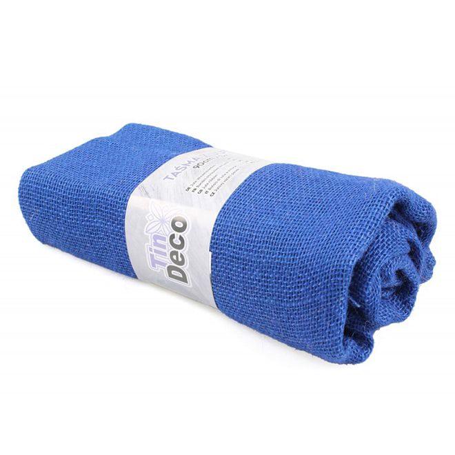 Ткань и Flora из мешковины 90х3 м Синий (5057)