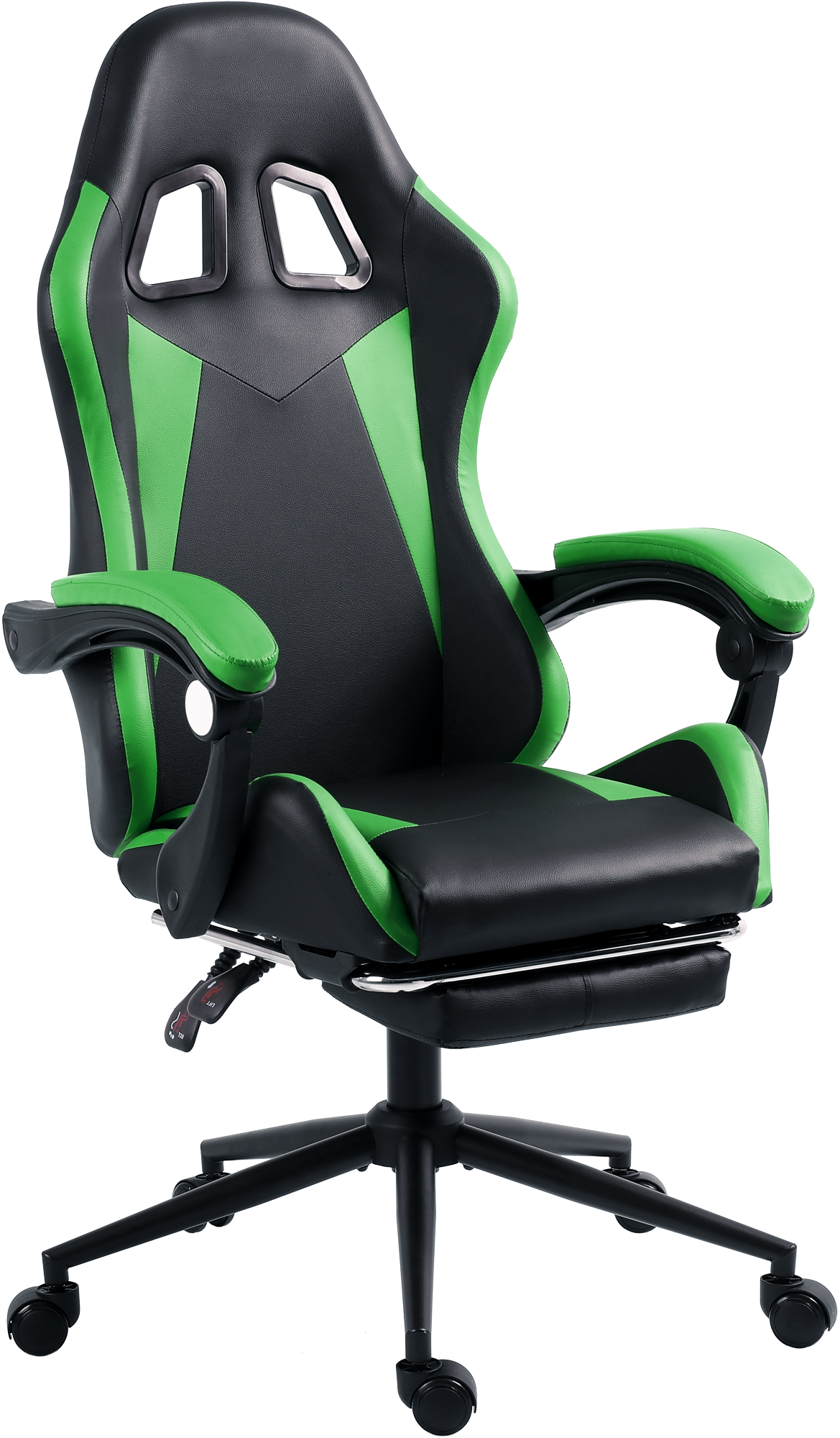 Крісло геймерське GT Racer X-2323 Black/Green - фото 6