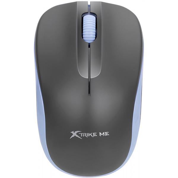 Мышь беспроводная Xtrike Me GW-116 1000 DPI 3 кнопки Серый (GW-116GY)