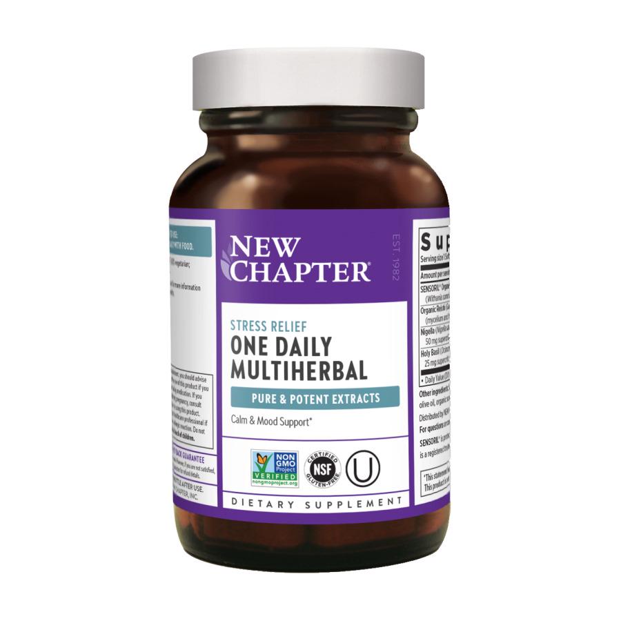Натуральная добавка New Chapter One Daily Multiherbal Stress Relief 30 капс. (7382)