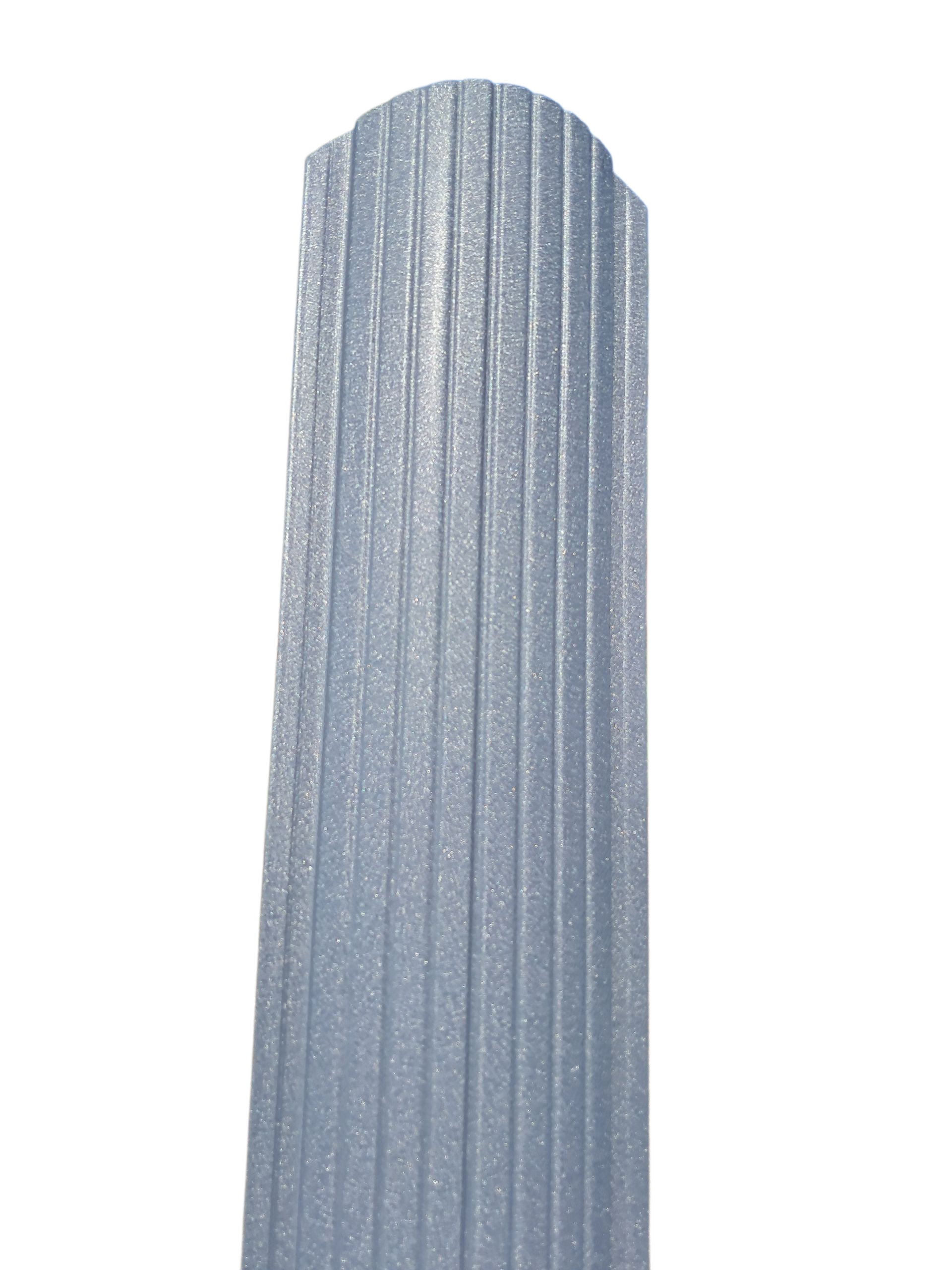 Штахетник металевий півкруглий посилений двохсторонній 7024 0,5м