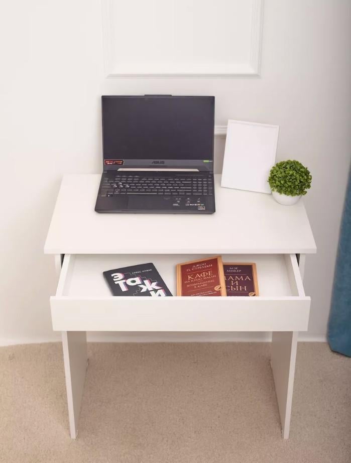 Стіл комп'ютерний Klick-System СЛ-78 з ящиком Білий (СЛ-78-Бл) - фото 2 Стіл комп'ютерний Klick-System СЛ-78 з ящиком Білий (СЛ-78-Бл) - фото 2