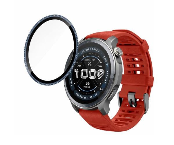 Защитное стекло противоударное SoftGlass Full Cover для Amazfit Balance 2 Black/Green Защитное стекло противоударное SoftGlass Full Cover для Amazfit Balance 2 Black/Green