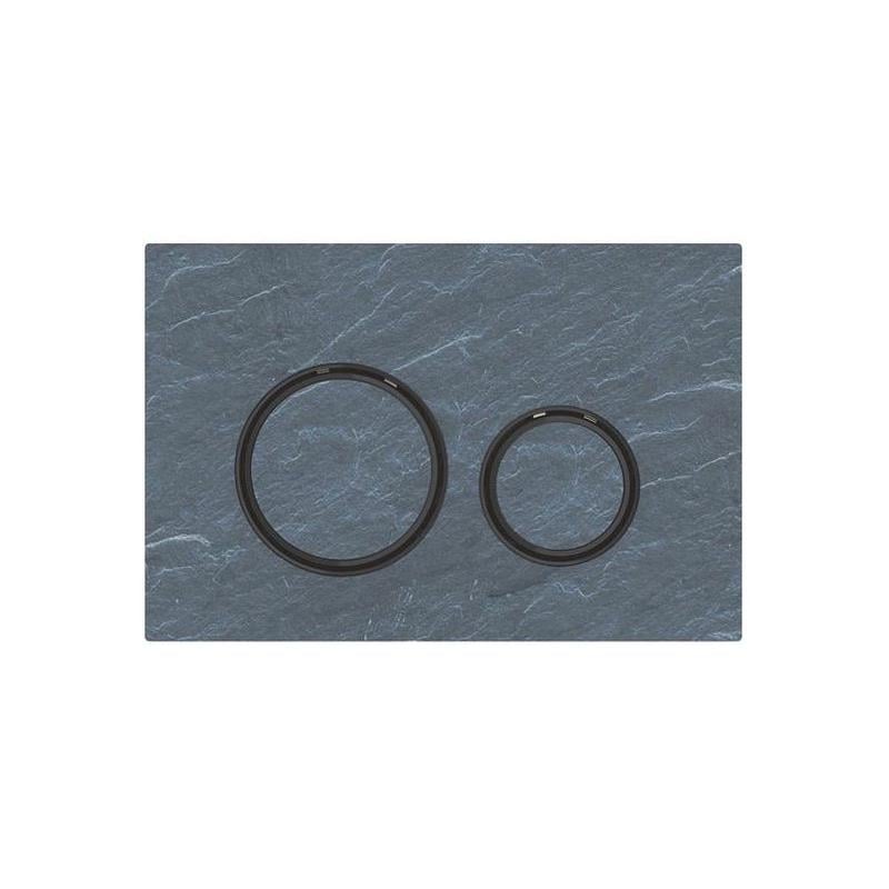 Клавиша смыва Geberit Sigma 21 сланец Mustang/Черный хром (115.651.JM.1)