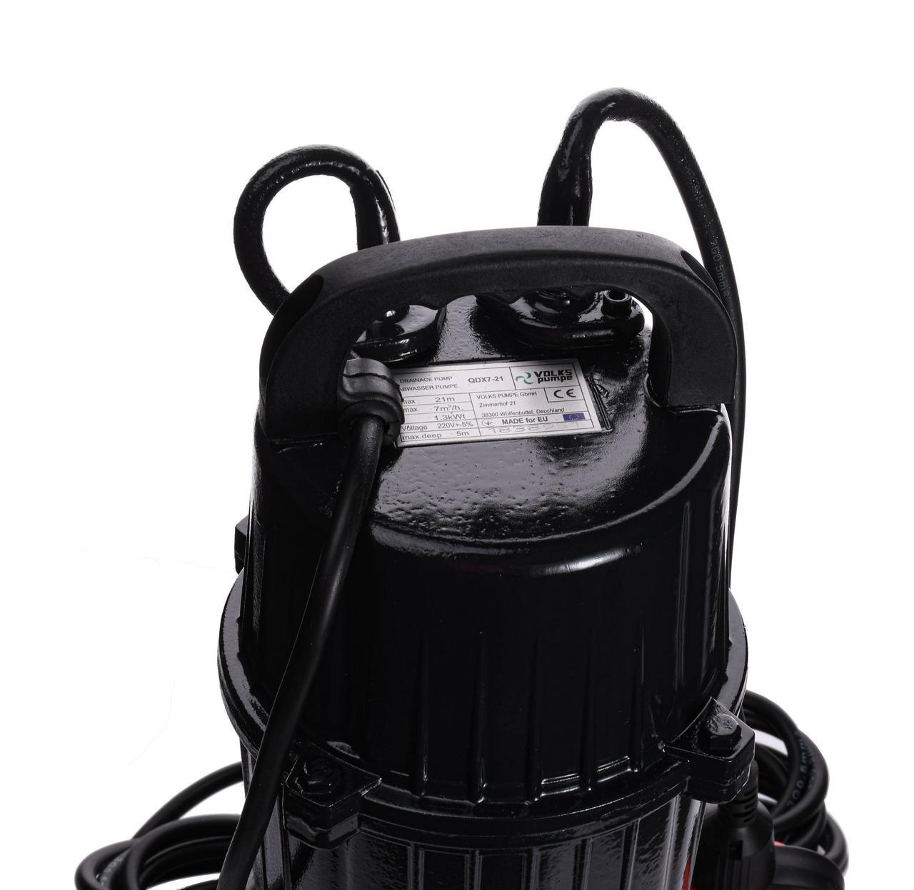 Насос дренажний VOLKS pumpe QDX7-21 1,3 кВт (000008746) - фото 5
