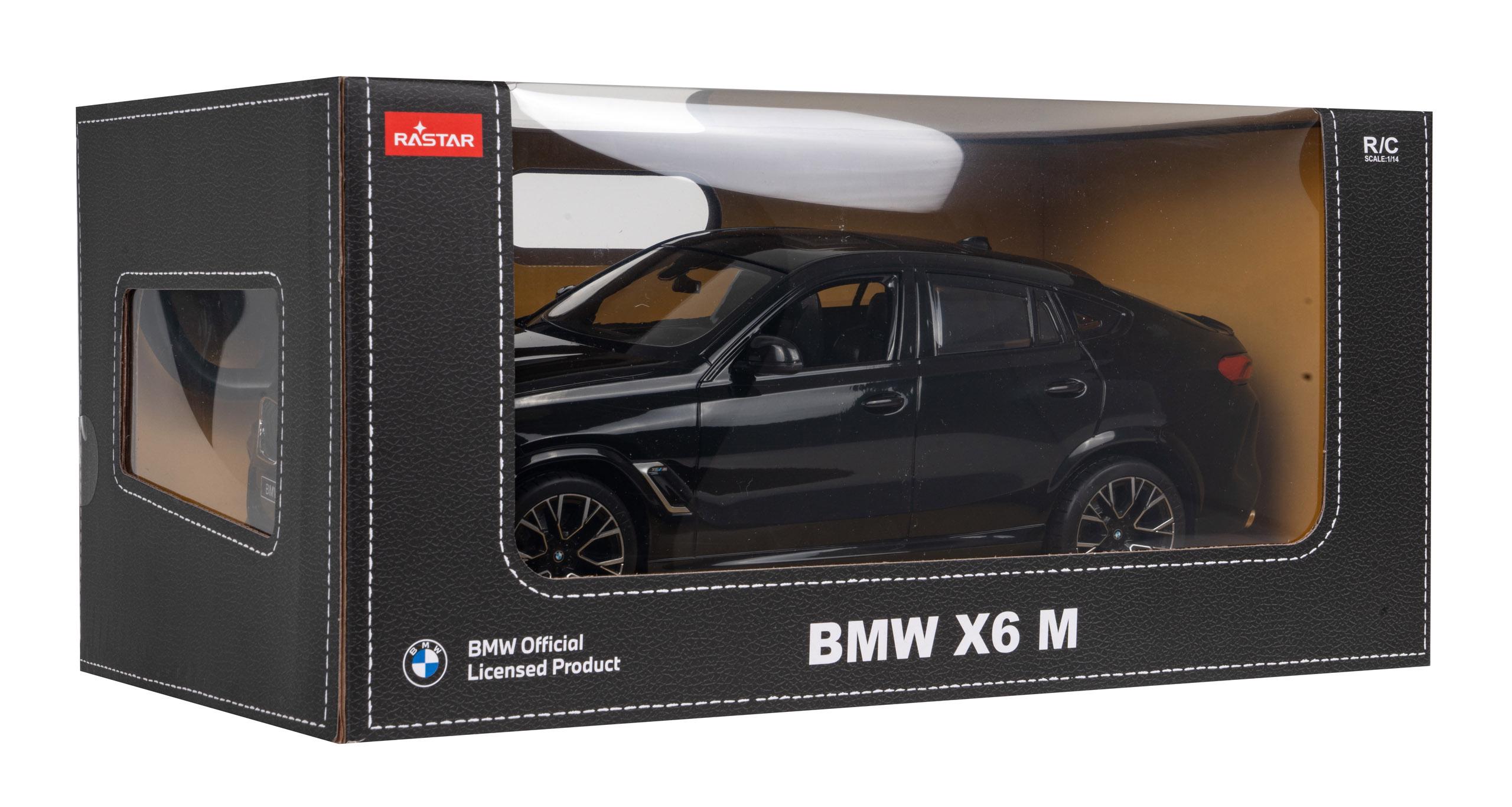 Радиоуправляемая машинка + пульт 2,4 ГГц RASTAR BMW X6 M модель 1:14 черная (425411)