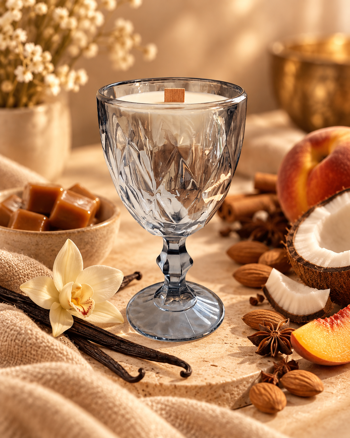 Свеча ароматическая Franterro Goblet Vanilla Spicy 250 г (FRN-1090) Свеча ароматическая Franterro Goblet Vanilla Spicy 250 г (FRN-1090)