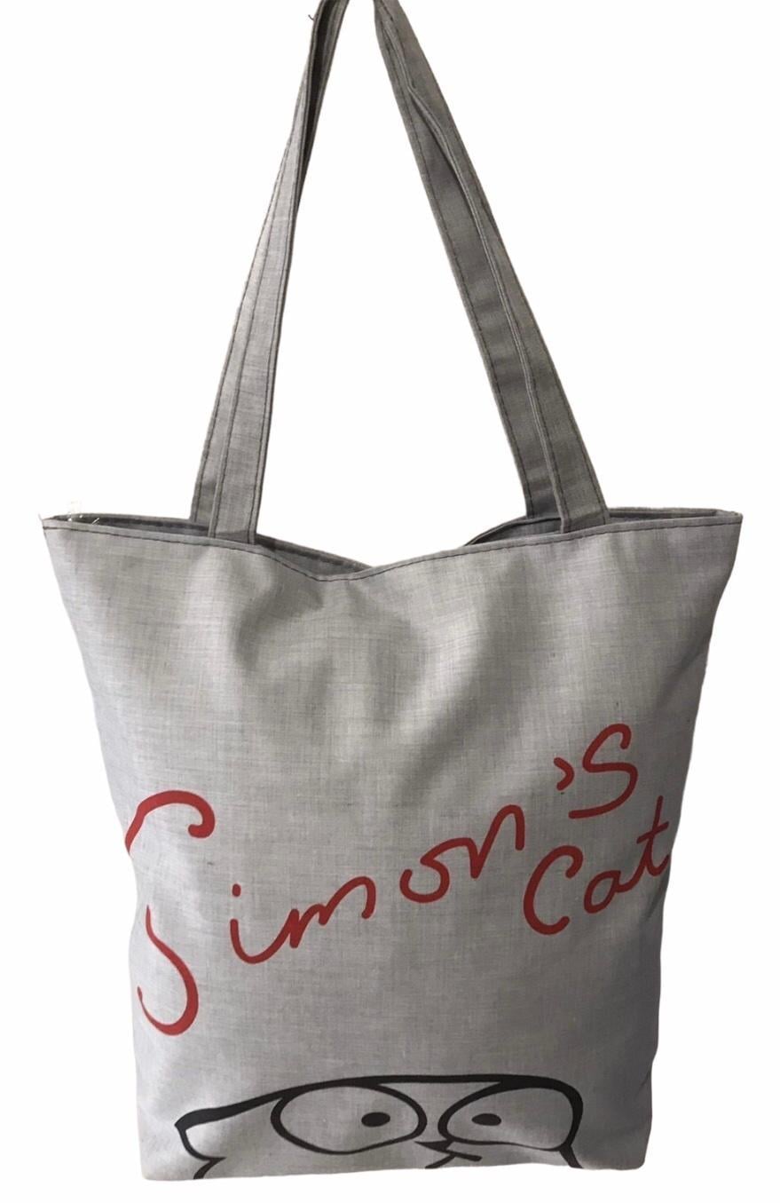 Шопер жіночий тканинний повсякденний на блискавці котик саймон Сірий (026M) Шопер жіночий тканинний повсякденний на блискавці котик саймон Сірий (026M)