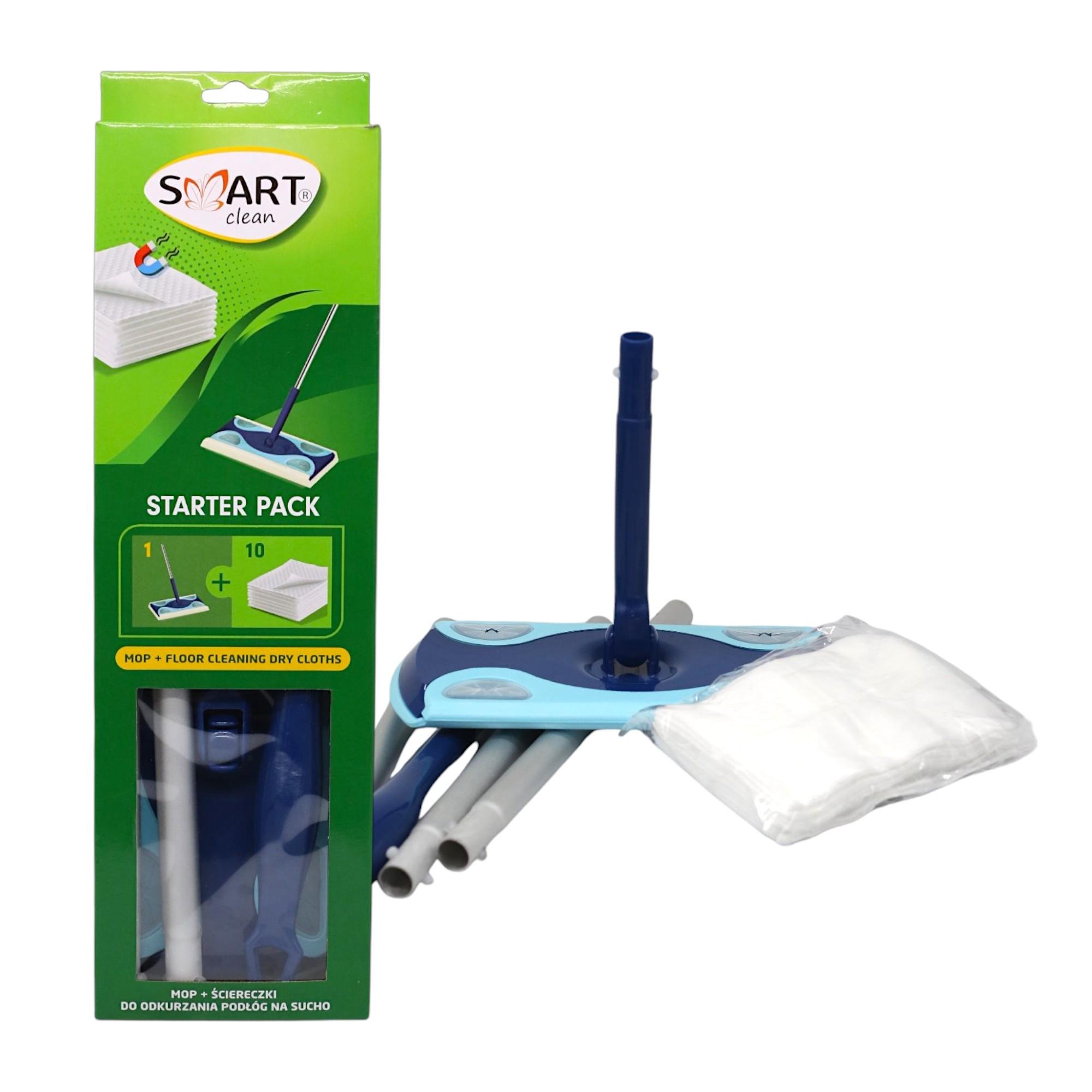Набір Smart Clean швабру/серветки для підлоги 10 шт. (НФ-00007395)