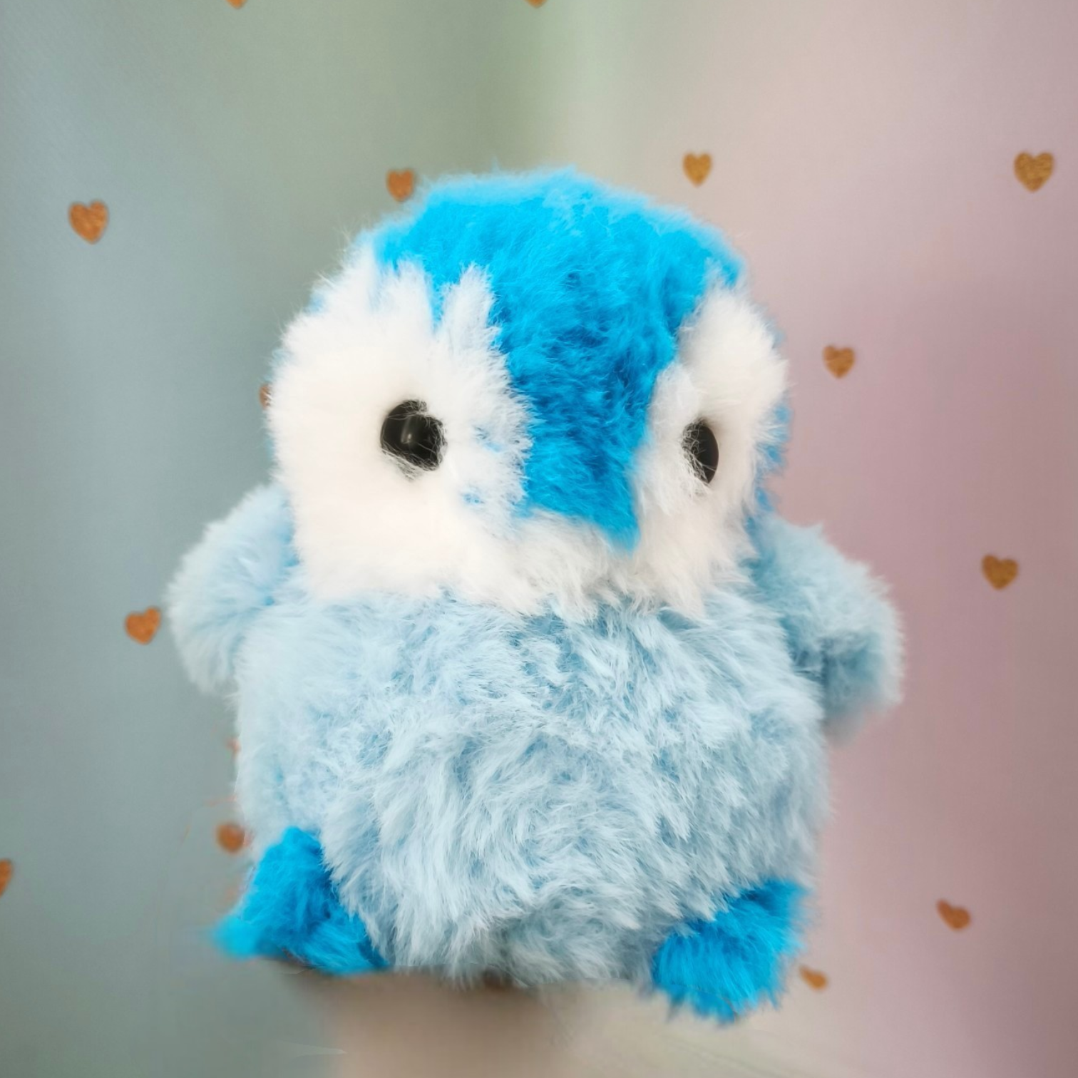 Игрушка мягкая вязаная Пингвин ручная работа 15 см (31718399)