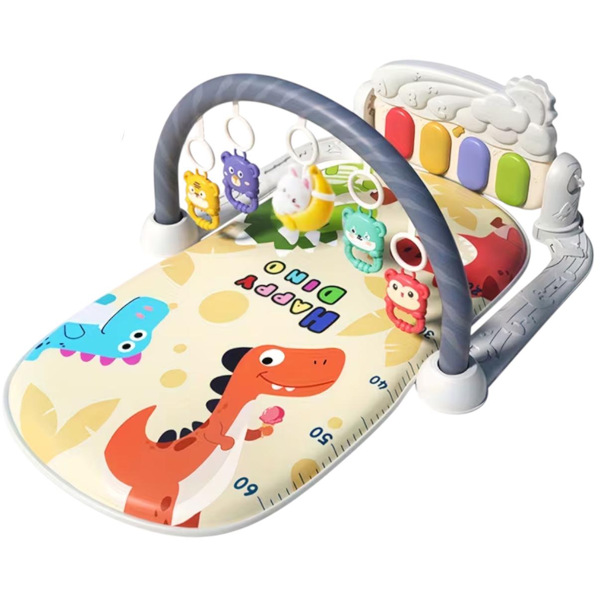 Килимок ігровий розвиваючий Aiyingle музичний для немовлят з дугою та піаніно (368-5 G)
