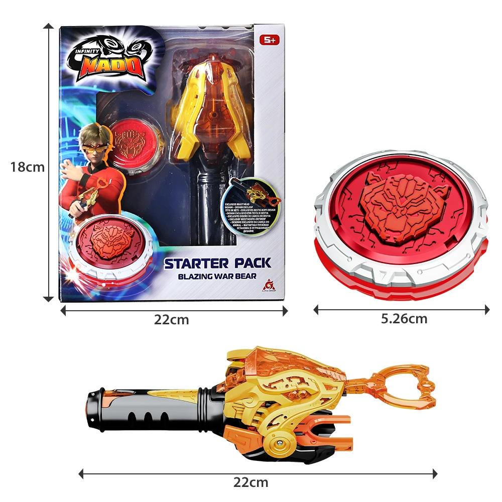 Дзига Infinity Nado VI Starter Pack Палаючий Бойовий Ведмідь (EU654112) - фото 6