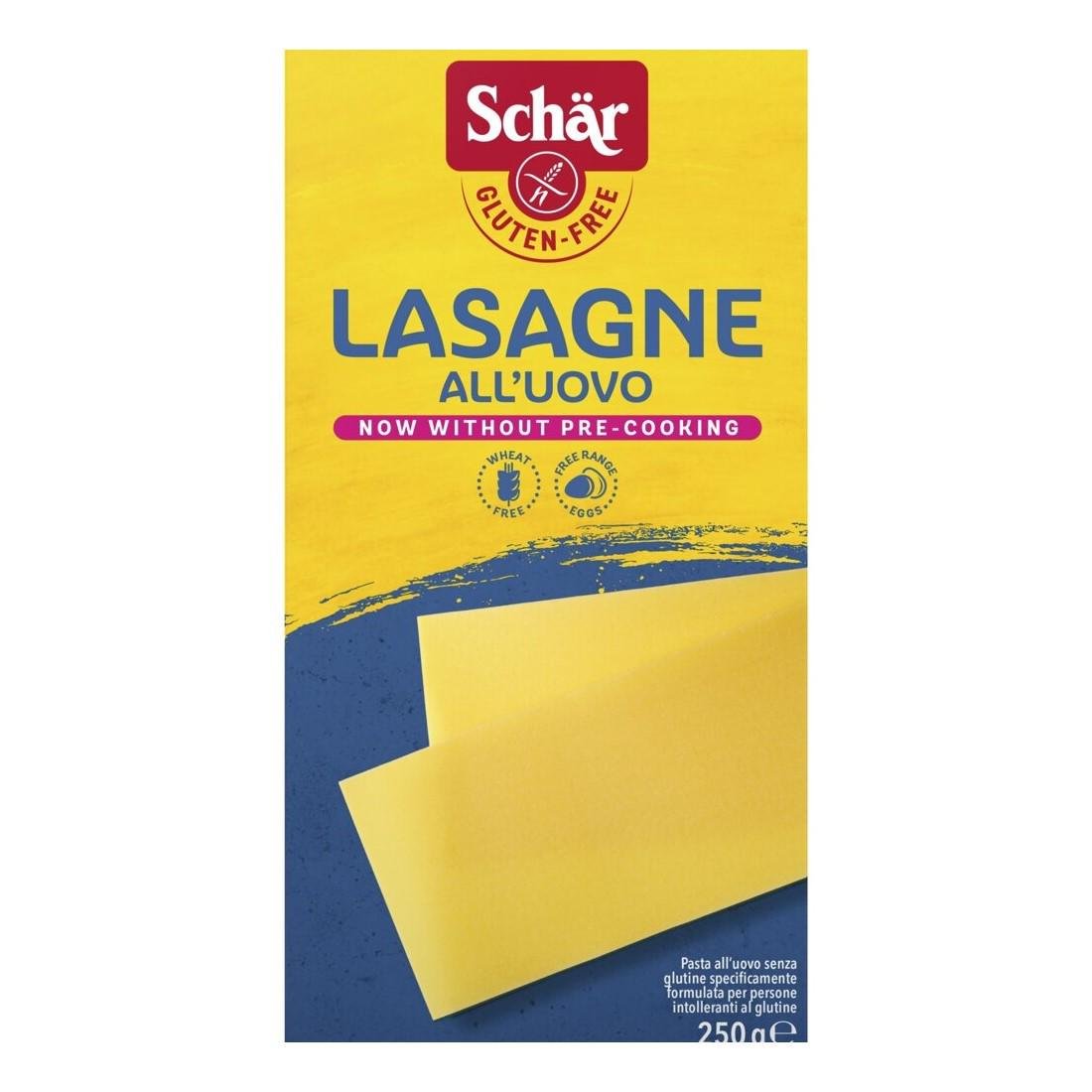 Паста без глютена из кукурузы и риса Dr. Schar Lasagne 250 г ( 8008698041925)