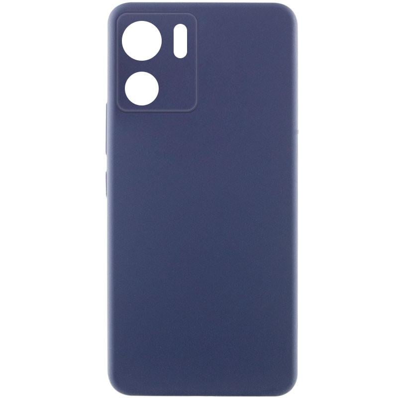 Противоударный чехол Silicone Cover Lakshmi Full Camera (AAA) для Motorola Edge 40 Темно-синий / Midnight blue