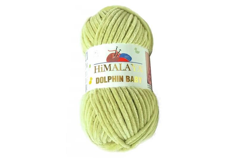 Пряжа велюровая Himalaya Dolphin Baby 80359 фисташка (3630) Пряжа велюровая Himalaya Dolphin Baby 80359 фисташка (3630)