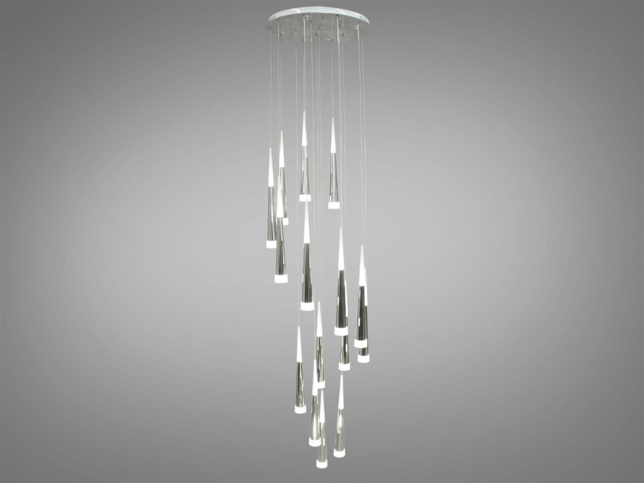 Люстра каскадная для холла LED 3002/15HR (2437588234)