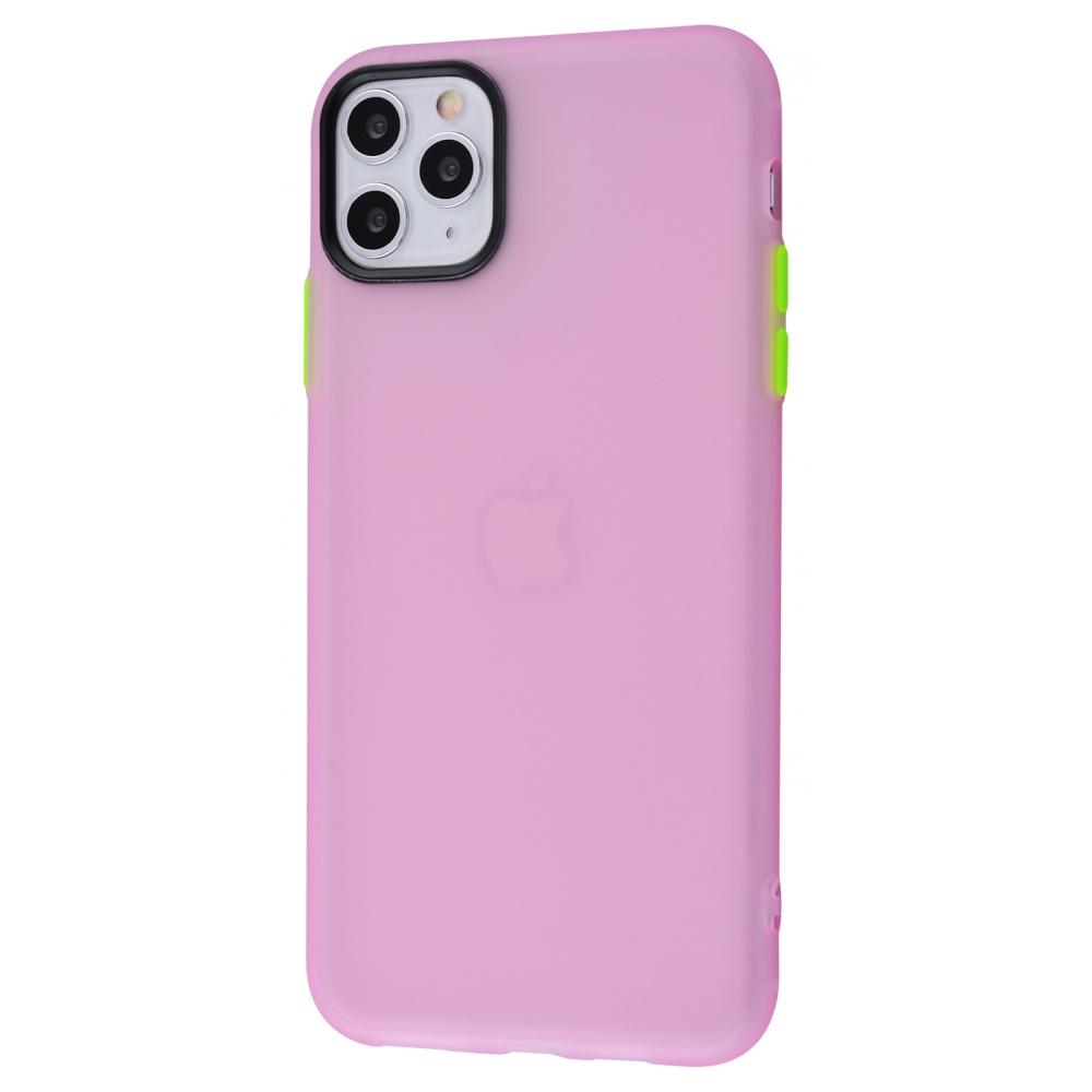 Чохол PRC Shadow Silicone case TPU 11 Pro Max Pink